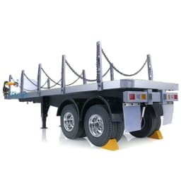 Toys 1/14 TOUCAN 2Axle RC Tractor Flatbed Semi Trailer Truck for DIY TAMIYA Model In Stock