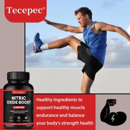 Men's Strength Supplement - 1600mg Extra Strength Formula for Muscle Growth, Circulation & Stamina