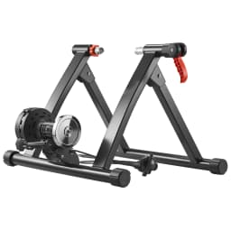 SucceBuy Bike Trainer 6 Level Resistance 26-29 inch & 700C Wheels with Release Skewer & Front Wheel Riser Block for Road Bikes
