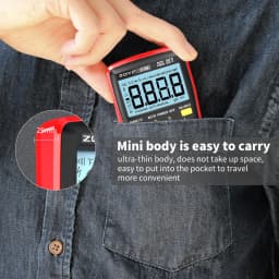 ZOYI ZT-109 Auto Range Multimeter High Precision Digital Mini Voltage Current Resistance Square Wave Measurement