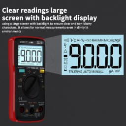 ZOYI ZT-109 Auto Range Multimeter High Precision Digital Mini Voltage Current Resistance Square Wave Measurement