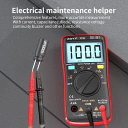 ZOYI ZT-109 Auto Range Multimeter High Precision Digital Mini Voltage Current Resistance Square Wave Measurement