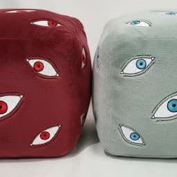 Jujutsu Kaisen Prison Realm Cube Plush Toy Soft Stuffed Anime Figure Pillow Home Decoration Cosplay Accessory Gift Two Color Options Embroidered Eyes