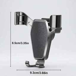 Navigation Gravity Car Phone Holder Air Vent Clip Mount Universal Car Bracket Auto Lock Anti Shake Hands Free Cradle Cell Phone GPS Stand Support for Samsung All Phones 360 Degree Rotation Adjustable Fits Most Cars