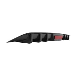 Universal Rear Shark Fin Diffuser Bumper Spoiler Lip LED Lights For Honda Accord 2012-2026 Car Accessories