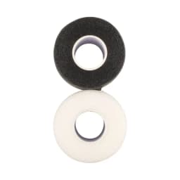 Athletic Hair Wrap - 2 Ct, Black & White, Tear-and-Wear Pre-Wrap Sweatband