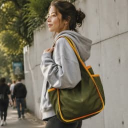 Reusable Large Foldable Shopping Tote Bag-1 Pack, Grocery Bag, Portable Handbag for Travel, Shopping, Daily Use