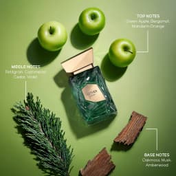 Fragrance World Aether Extrait de Parfum Unisex 3.4 Fl Oz, Long-Lasting Fresh Fruity, Green Apple Citrus & Woody Musk, Daytime Spring Summer, Premium Gift
