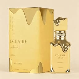 YARA LATTAFA Eclaire Bandffi Eau De Parfum 100ML With Original Gift Box Long Lasting Rich Warm Sweet Floral Vanilla Fragrance Women Perfume Full Gold Liquid Drip Wave Bottle Luxury Glam Scent Wedding Holiday Gift for Ladies