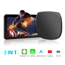 Full Android 13 CarPlay Ai Box CarPlay Android Auto Wired to Wireless Android Qualcomm Octa-core Netflix Youtube Support HDMI Output Plug and Play