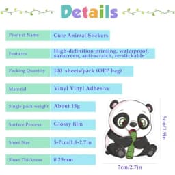 100 PCS Water Bottle Stickers for,Cute Aesthetic Sticker Pack - Waterproof Vinyl Kawaii for Girls Boy Classroom Prizes, Party F