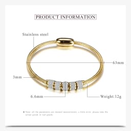 Drop shipping Fashion Woman Bracelet and Bangles With Magnetic Clasp Women Stainless Steel Bracelet Bangles Jewelry Wholesale