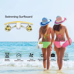 Mankeel Electric Underwater Sea Scooter 50m Waterproof 2 Speed 28lbs Thrust Diving Booster for Snorkeling Pool Adult Water Sport Summer Fun Activities