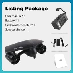 Mankeel Electric Underwater Sea Scooter 50m Waterproof 2 Speed 28lbs Thrust Diving Booster for Snorkeling Pool Adult Water Sport Summer Fun Activities