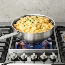 KOCH SYSTEME CS 10 Piece Pots and Pan Set Stainless Steel Kitchen Cookware Set Sauce pan Frying pan Stewpan Breakfast Steak frying pan Family Cooking Pots Induction Compatible