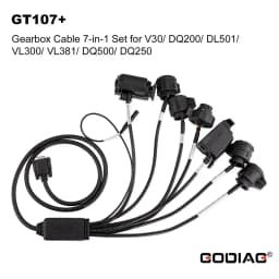 GODIAG GT107+ Gearbox Cables 7-in-1 Set for V30/ DQ200/ DL501/ VL300/ VL381/ DQ500/ DQ250