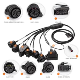 GODIAG GT107+ Gearbox Cables 7-in-1 Set for V30/ DQ200/ DL501/ VL300/ VL381/ DQ500/ DQ250