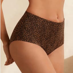 6Pcs Seamless Ice Silk Briefs Women Leopard Print Panties Females Mid Waist Comfort Underpants Girls Soft Lightweight Underwears