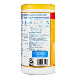 Lemon Scent Disinfecting Wipes, 1 Lbs, 5.5 oz, 75 Count