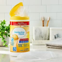 Lemon Scent Disinfecting Wipes, 1 Lbs, 5.5 oz, 75 Count