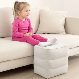 Inflatable Foot Rest Pillow Toddler Airplane Bed Adjustable 3 Layers Height Leg Rest Pillow Airplane Travel Essentials