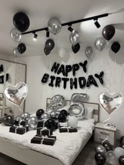49pcs Pink Birthday Balloon Set, Includes 16 Inch Pink Birthday Decor, Heart Shaped Balloons & Metallic Pink Balloons, Suitable For Birthday Party, Baby Shower, Wedding, Bridal Shower, Photo Booth Backdrop, Anniversary, Home Decoration