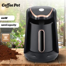 600W Electric Turkish Arabic Greek Coffee Pot Maker 250ML Automatic Turkish Coffee Maker Automatic Turkish/Greek Coffee Machine