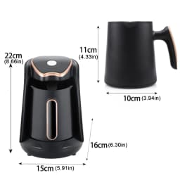 600W Electric Turkish Arabic Greek Coffee Pot Maker 250ML Automatic Turkish Coffee Maker Automatic Turkish/Greek Coffee Machine