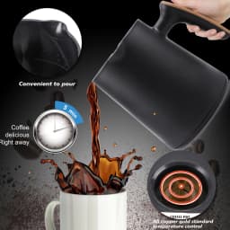 600W Electric Turkish Arabic Greek Coffee Pot Maker 250ML Automatic Turkish Coffee Maker Automatic Turkish/Greek Coffee Machine