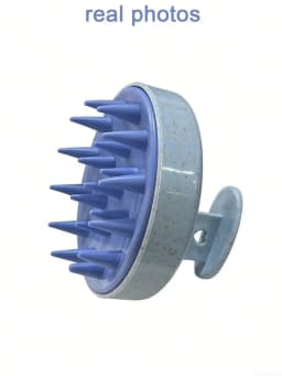 1pc Soft Silicone Scalp Massage Shampoo Brush, For Dry/Wet Hair (Curly/Straight) And All Hair Types, Bath Head Massage Comb. Can Be Used For Blow-Drying, Styling, Shampooing, Hair Care Massage. Portable And Easy To Clean, Simple And Durable - Suitable For