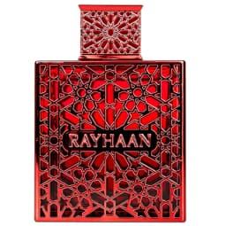 Rayhaan Crimson Eau De Parfum Spray 3.4 Ounce (Unisex), Premium Long-Lasting Fragrance with Rich Fruity, Amber and Woody Notes, Sophisticated Signature Scent for Men and Women, Perfect for Daily Wear, Travel, Parties, Date Nights and Special Occasions.