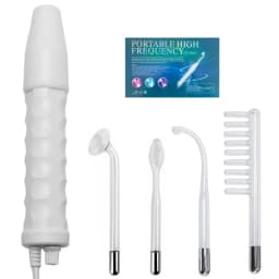 Professional Auto 4 in 1 Electric Therapy Hair Treatment Face Care High Frequency Wand Skin Rejuvenation Machine