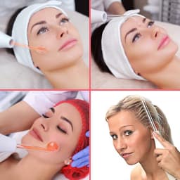Professional Auto 4 in 1 Electric Therapy Hair Treatment Face Care High Frequency Wand Skin Rejuvenation Machine
