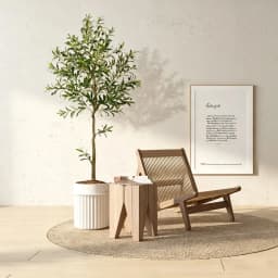 5/6/7/8 Olive Trees Artificial Indoor Faux Olive Tree with Black Pot Silk Fake Plant with Natural Wood Trunk and Lifelike Fruits for Home Office Decor
