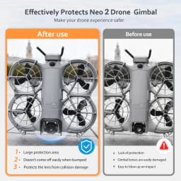 STARTRC Gimbal Bumper Guard for DJI Neo 2 Accessories, ABS Anti-Collision Protection Guard Bar for DJI Neo 2 Drone Camera