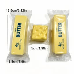 Best-selling stress-relief squishy butter cheese toy! Soft and smooth to squeeze with satisfying rebound. Cute yellow cube design with realistic detail—great as a gift, party favor, or daily stress toy.