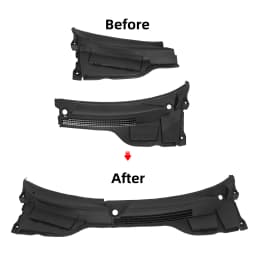 For 07-15 Mini Cooper R55 R56 R57 Pair of Left&Right Windshield Cowl Cover Apron