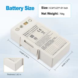 M3538A Replacement Battery For Ph-ps Heartstart MRx Monitor Defibrillator Battery M3538A M3535A M3536A M3535-60992 97WH US Sock Fast Delivery