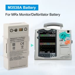 M3538A Replacement Battery For Ph-ps Heartstart MRx Monitor Defibrillator Battery M3538A M3535A M3536A M3535-60992 97WH US Sock Fast Delivery