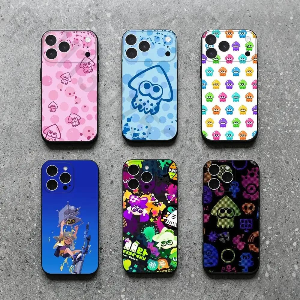 Splatoon Anime Phone Case For IPhone17,11,12,13,14,15,16,XS,XR,X,Mini,Pro,Max,Plus,Shell,Cover