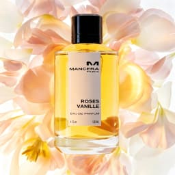 Mancera Roses Vanille Eau De Parfum 120ml, Unisex Fragrance with Fresh Calabria Lemon, Turkish Rose & Delight, Cedarwood Intense Vanilla White Musk Long Lasting Perfume