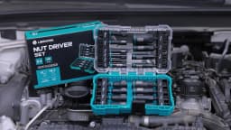 Magnetic Nut Driver Set, 18PCs Impact Driver Bit Set, Deep Nut Drivers Set, Metric Nut Driver for Impact Drill, 5-14 MM Nut Drivers and 6-17 MM Nut Deep Drivers, Bit Holder, for Car Repairs