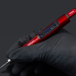 DSPIAE ES-P Portable Electric Sander Pen 4.2V 10W with Sponge Sanding Disc Pre-Cut Round Abrasive Sandpaper for Portable Electric Sharpening