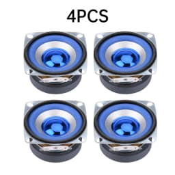 52mm 2-Inch 5W 4-Ohm Full Range Square Speaker Mini Blue Audio Driver for DIY Electronics Pro Home/Car Projects Fast Shipping