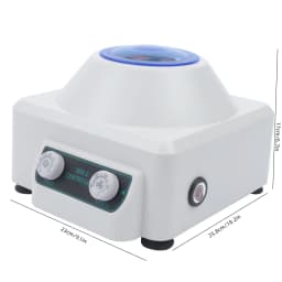 Electric Laboratory Centrifuge 900-2, Centrifuge Machine, 6×20ml High Capacity, 4000rpm Speed, Adjustable Timer, ABS Body, Clear Lid, Quiet Motor, Stable Non-slip Base, Variable Speed, Scientific Medical Sample Particle Separation, 110V US Plug