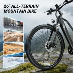 DYU C5 Adult Electric Bike 1000W Motor 480WH Lithium Battery Electric Bicycle ，7-Speed City E-Bike UL2849 Certified
