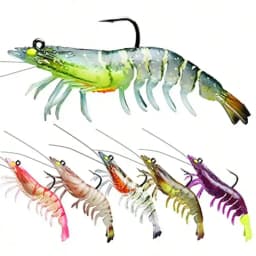 1pc Soft Shrimp Style Soft Plastic Fishing Lures, High Quality Durable Freshwater & Saltwater Swimbaits, Suitable For Bass Fishing