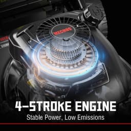 201cc 4-Stroke Gas Hand Push Lawn Mower, Gas Self-Propelled Lawn mower, 21-Inch Steel Deck, 3-in-1 Bagging, Side Discharge & Mulching, 7-Position Height Adjustment, Easy Start & Low Maintenance for Small Yards(Hand Push/Self-Propelled)