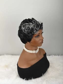 Short Pixie Wigs Short Curly Pixie Wigs Synthetic Wigs Natural Wavy Pixie Cut Wig Short Curly Layered Pixie Wig