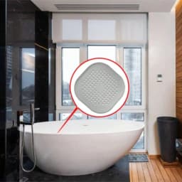 Universal Drain Hair Catcher and Tub Stopper Multi Purpose Silicone Sink Filter for Kitchen and Bathroom Easy To Clean Anti Blocking Drain Cover Pet Bathing Essential